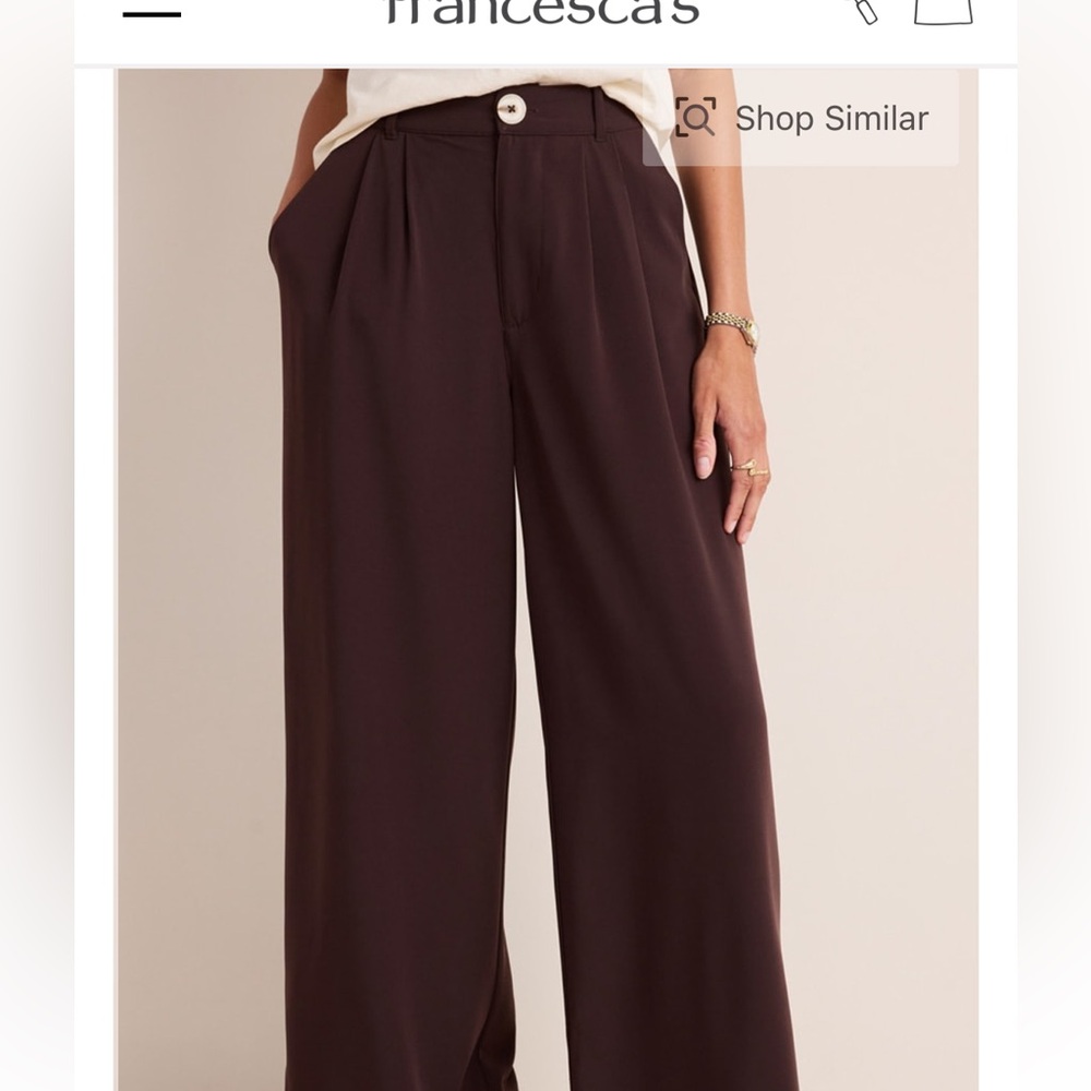 Francesca’s Elsie Wide Leg Trousers